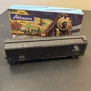 HO Scale C&O 26649 50' Box Car Train Chesapeake & Ohio for Progress
